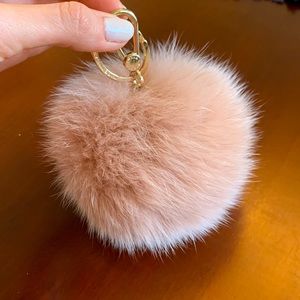 Furla Bubble Pom Pom Keyring